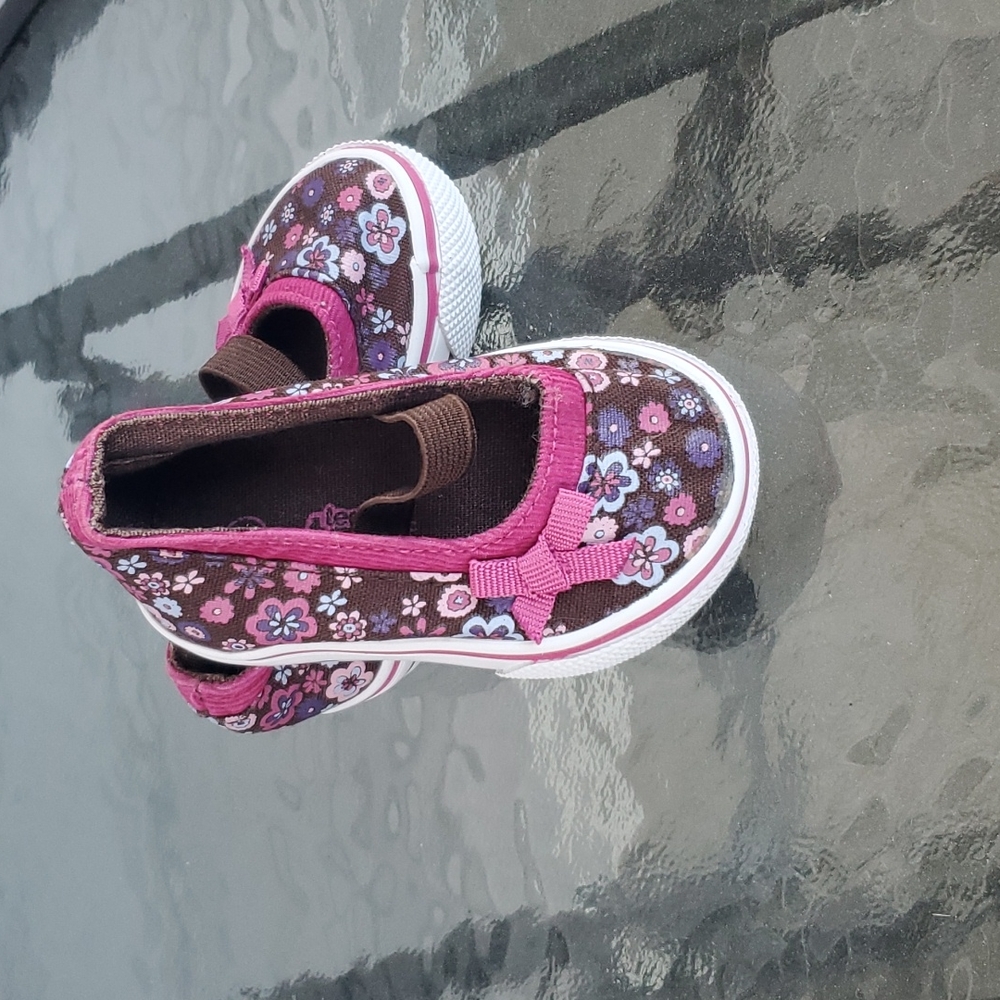 Teeny toes slip kn baby shoes